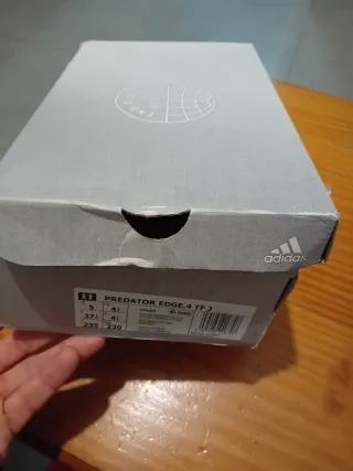 Zapatillas Adidas Naranja y Verde Talla 37.5