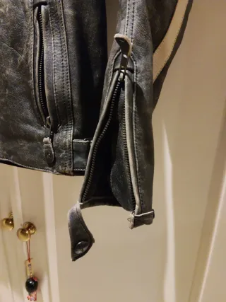 Chaqueta Motera Piel Triumph Chica