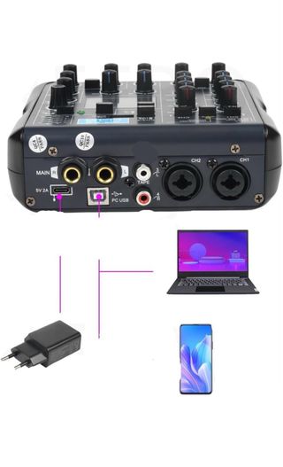 NUOVO! Mixer audio Bluetooth 24bit 192kHz