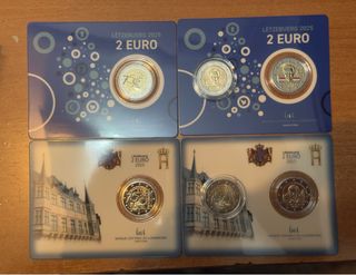 Confezione 2 Monete 2 Euro Lussemburgo 2025