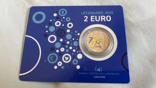 Pack 2 Monedas 2 Euro Luxemburgo 2025