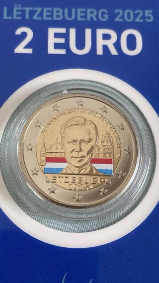 Pack 2 Monedas 2 Euro Luxemburgo 2025