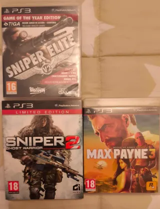 Juegos PS3: Sniper Elite V2 y Max Payne 3