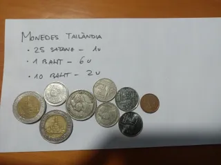 Monedas Tailandia