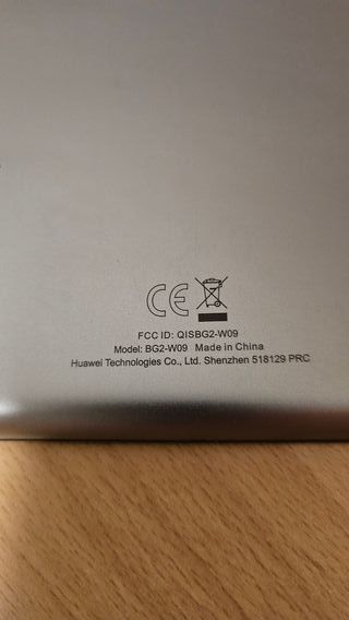 Tablet Huawei BG2-W09 Negra