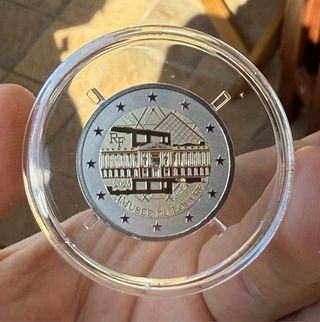 2 Euro San Marino + Francia, monete Proof