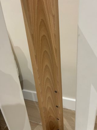 Cuna colecho blanca y madera