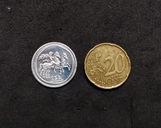 Replica Dracma Romano in Argento