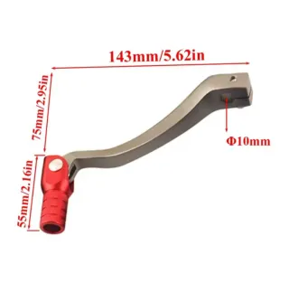 Alavanca de velocidade preta e azul