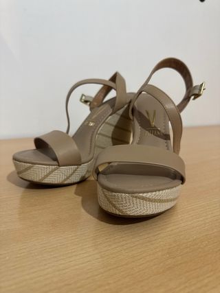 Sandalia Vizzano Cuña Beige