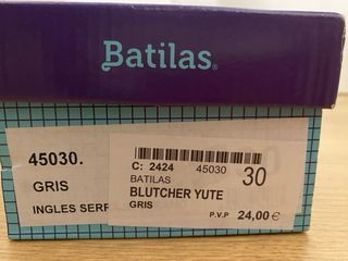 Zapatos de ante gris para niño Talla 30