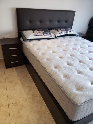 Pack colchón y canapé barato 135x190 150x190