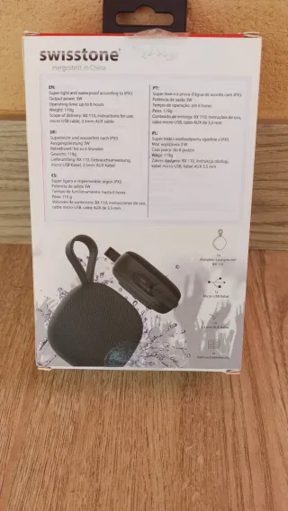 Altavoz Swisstone BX 110 Portátil Negro