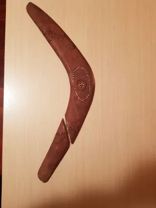 Boomerang auténtico certificado