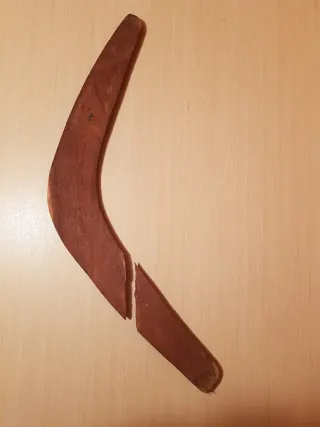 Boomerang auténtico certificado