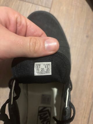 Zapatillas Vans Old Skool Negras Talla 40.5