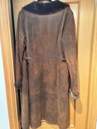 Abrigo largo El Caballo piel vuelta