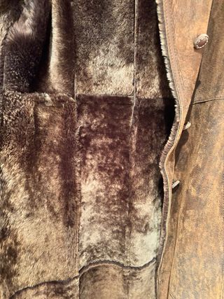 Abrigo largo El Caballo piel vuelta