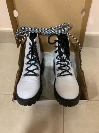 Botines Skechers Mujer Talla 36 Blancos