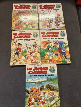 Lote de 5 libros de Los Jóvenes Castores