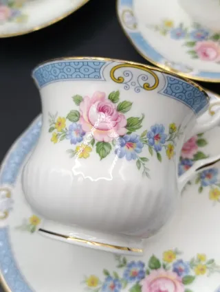 Juego de tazas de té porcelana inglesa Windsor
