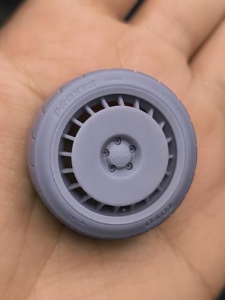Ruedas de resina 1/24 y 1/18 para tus coches