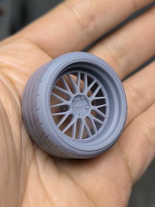 Ruedas de resina 1/24 y 1/18 para tus coches