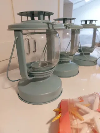 Set 3 Faroles Decorativos