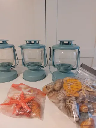 Set 3 Faroles Decorativos