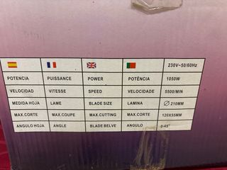 Ingletadora Canora Industrial 1050W