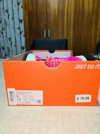 Zapatillas Nike Pegasus 41 fuchsia y verde amarill