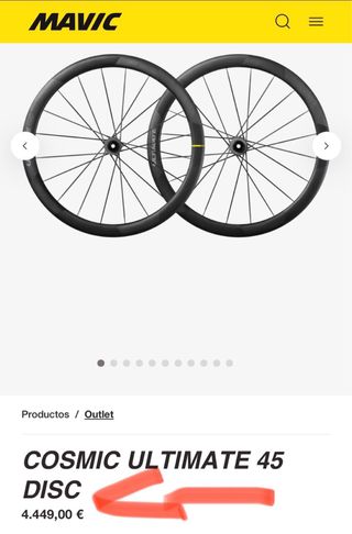 Mavic Cosmic Ultimate Ruedas Carbono