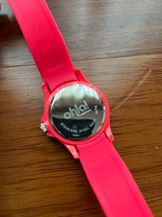 Reloj OHLA Rosa Cuarzo 3 ATM Correa Silicona