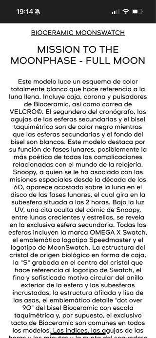 Omega x Swatch Bioceramic MoonSwatch Full Moon