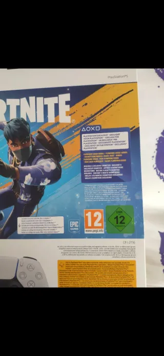 PS5 Slim chasis E. Edición Fortnite