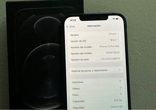 iPhone 12 Pro Max 256GB Gris Grafito