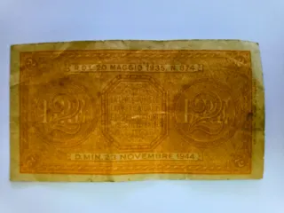Biglietto da 2 Lire Italia 1944