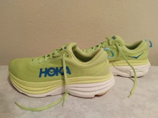 Zapatillas Hoka Bondi 8 Verde y Azul