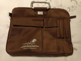 Maletín ordenador marrón nuevo