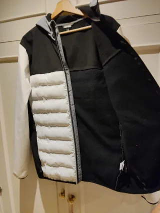 Chaqueta Invierno Hombre Ellesse Negra/Blanca