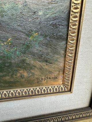 Quadro paesaggio tramonto 50x60