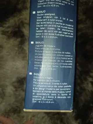 Banjo de madera Janod para niños