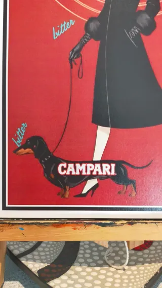 Poster A3 Campari con Bassotto