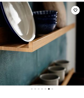 Estante para cuadros IKEA MÅLERÅS – Bambú natural