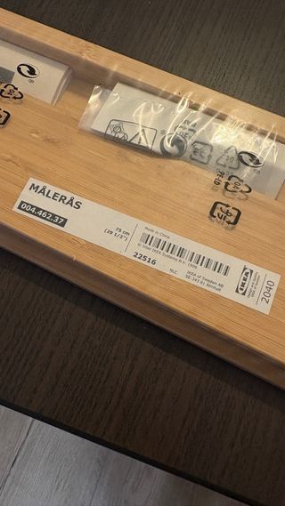 Estante para cuadros IKEA MÅLERÅS – Bambú natural