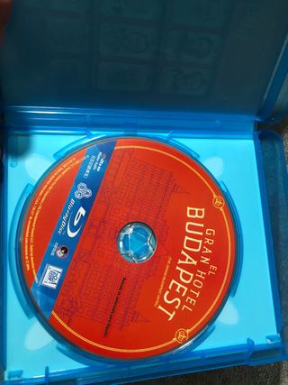 El Gran Hotel Budapest Blu-ray