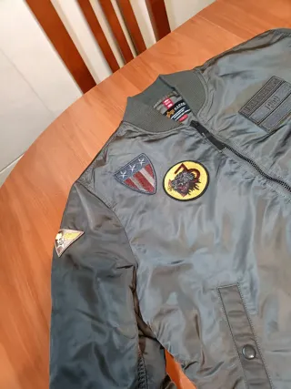 Chaqueta Alpha Industries Talla S Verde Militar
