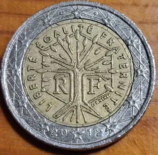 Moneta 2 Euro Francia 2012