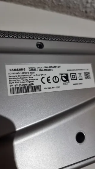 Barra de Sonido Samsung Plata