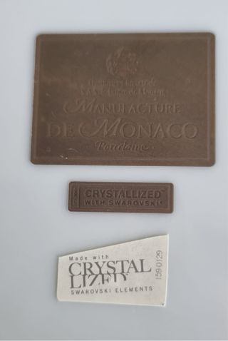 Juego de té porcelana y Swarovski. Coleccionismo